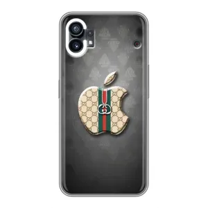 Чохол з принтом «Apple gucci» для Nothing Phone 1