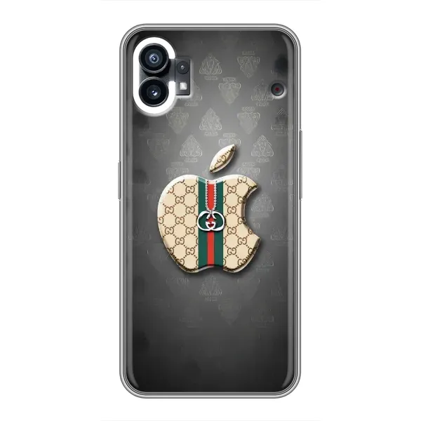 Чохол з принтом «Apple gucci» для Nothing Phone 1 Чохол з принтом «Apple gucci» для Nothing Phone 1