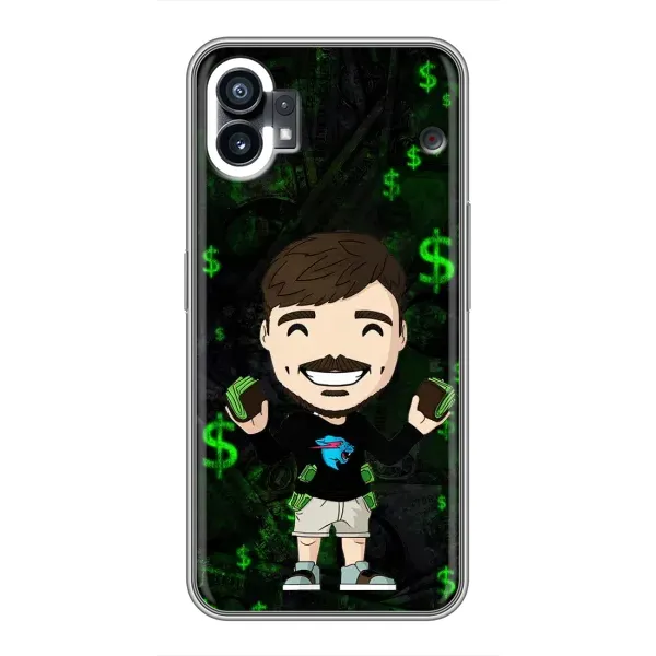 Чехол с принтом «Блогер Beast» для Nothing Phone 1 Чехол с принтом «Блогер Beast» для Nothing Phone 1