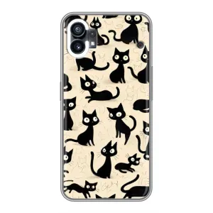 Чехол с рисунком кот на Nothing Phone 1
