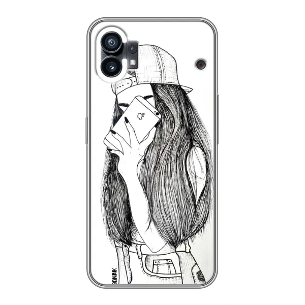 Чохол з принтом «Фото дівчини» для Nothing Phone 1 Чохол з принтом «Фото дівчини» для Nothing Phone 1