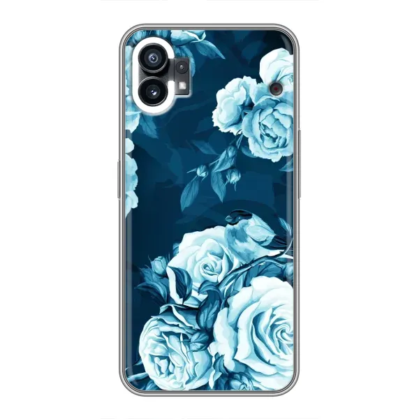 Чехол с принтом «Голубые Бутоны» для Nothing Phone 1