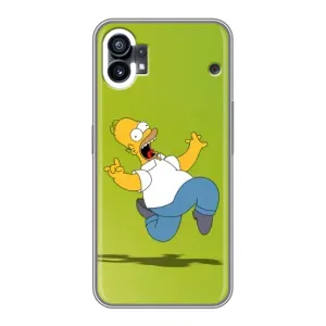 Чjхол з Сімпсонами для Nothing Phone 1 (VPrint) (Гомер Сімпсон)