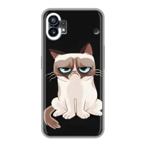 Чохол з принтом «Сумний кіт» для Nothing Phone 1