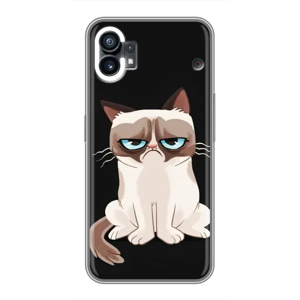 Чохол з принтом «Сумний кіт» для Nothing Phone 1
