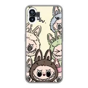 Чохол з Лабубу на Nothing Phone 1 (Золота мавпа Bored Ape)