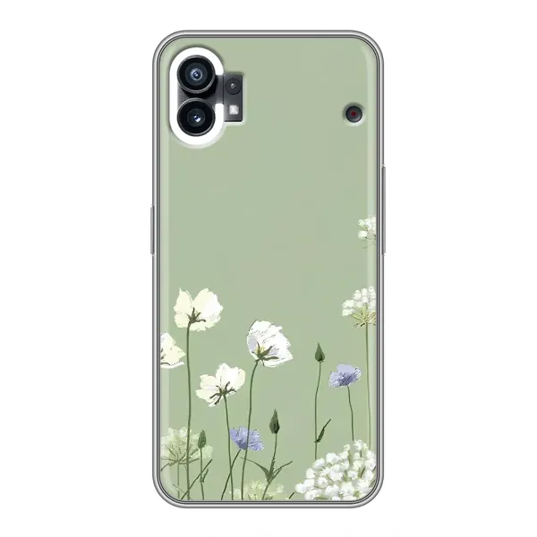Чохол з принтом «Квіти на зеленому» для Nothing Phone 1