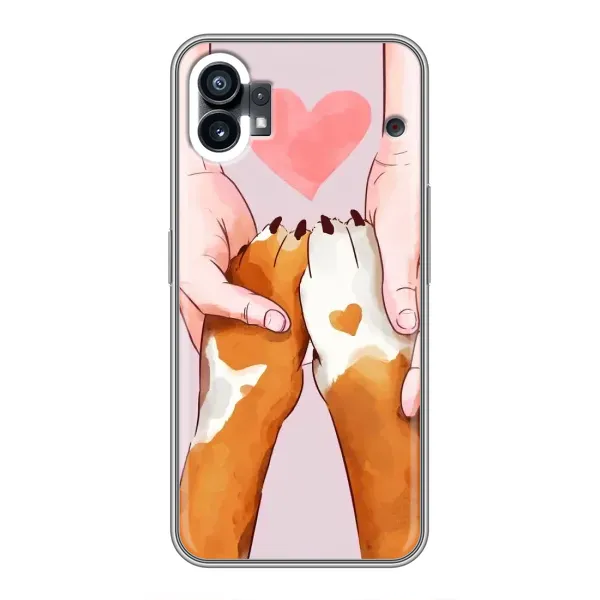 Чохол з принтом «Любовь до собак» для Nothing Phone 1