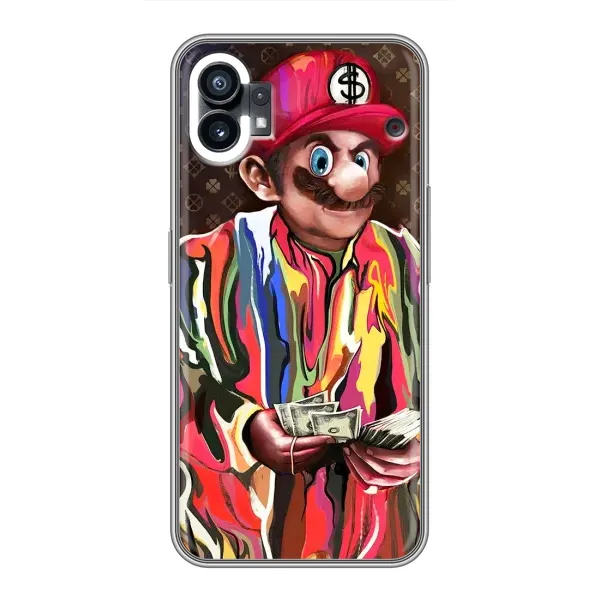 Чохол з принтом «Mario LV» для Nothing Phone 1