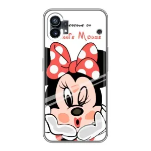 Міккі Маус чохол для Nothing Phone 1 (AlphaPrint - Мультяшні) (Маус Мінні)
