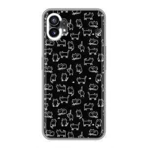 Чохол з принтом «Маленькі котики» для Nothing Phone 1
