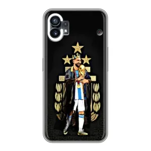 Чохли для Nothing Phone 1 (Leo чемпіон) (AlphaPrint) (Мессі Король)