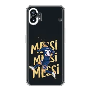 Чохли для Nothing Phone 1 (Leo чемпіон) (AlphaPrint) (Messi ПСЖ)