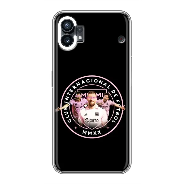 Чохол з принтом «Мессі в лого» для Nothing Phone 1