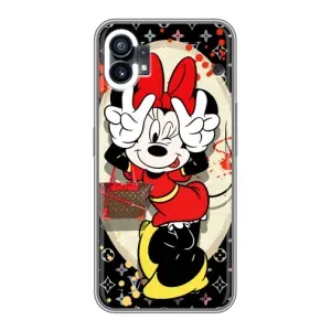 Чохол Disney Mouse Nothing Phone 1 (PREMIUMPrint) (Мінні peace)