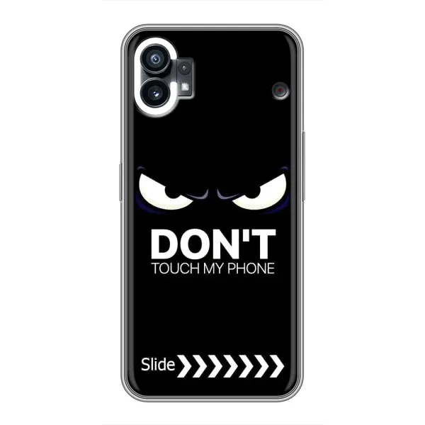 Чохол з принтом «Не чипай телефон» для Nothing Phone 1
