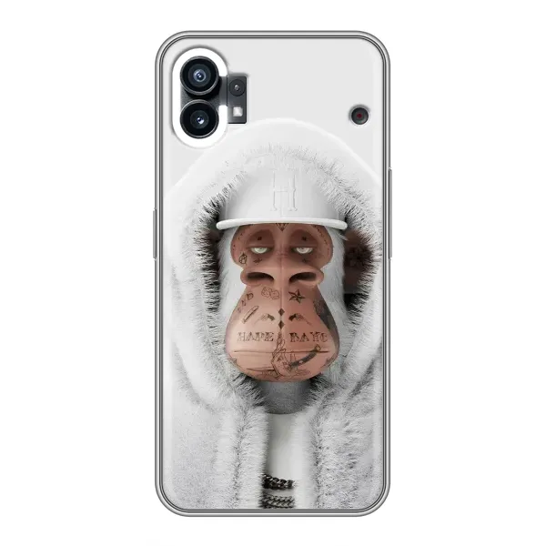 Чехол с принтом «обезьяна NFT в тату» для Nothing Phone 1