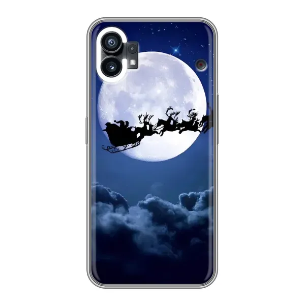 Чехол с принтом «Санта - луна» для Nothing Phone 1 Чехол с принтом «Санта - луна» для Nothing Phone 1