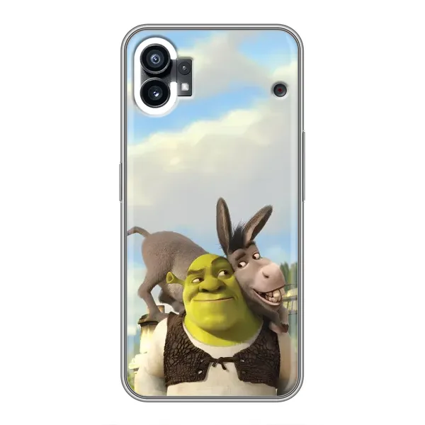 Чохол з принтом «Шрек та Осел» для Nothing Phone 1 Чохол з принтом «Шрек та Осел» для Nothing Phone 1