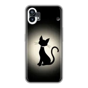 Чохол з принтом «Силует котика» для Nothing Phone 1