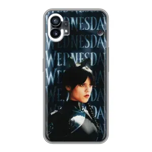 Чохли Венсдей на Nothing Phone 1 Уенсдей (AlphaPrint) (Венздей кішка)