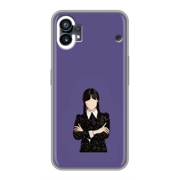 Чехол с принтом «Уэнздей в черном» для Nothing Phone 1