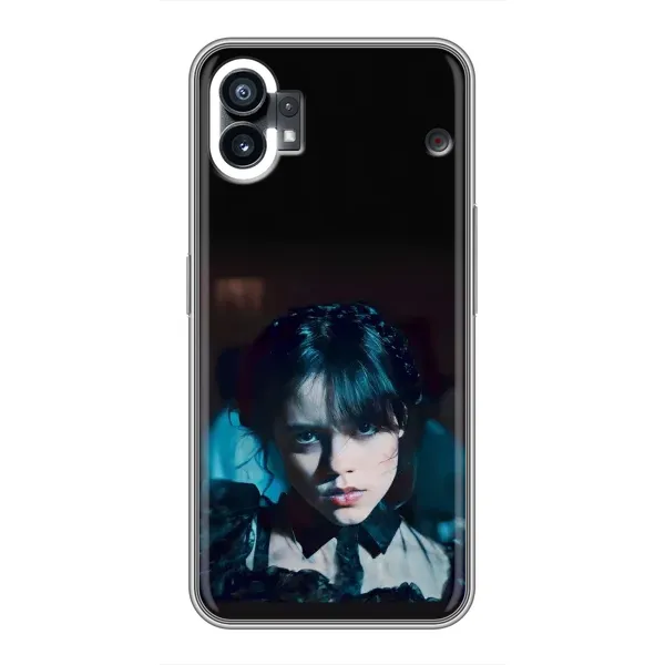 Чехол с принтом «взгляд Уэнздей» для Nothing Phone 1