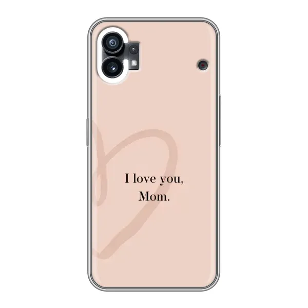 Чохол з принтом «Серце мамі» для Nothing Phone 1