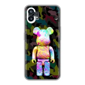 Чехол с принтом «Яркий Bearbrick» для Nothing Phone 1