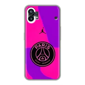 Чехлы PSG для Nothing Phone 1 (AlphaPrint) (яркий ПСЖ)