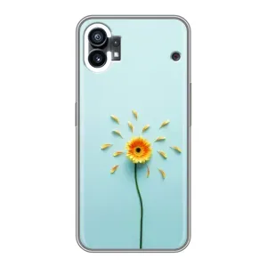 Чохли з квітами для Nothing Phone 1 (VPrint) (Жовта квітка)