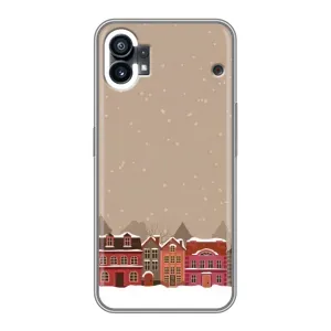 Новорічні, Святкові Чохли для Nothing Phone 1 - 2024 год (Зимове місто)