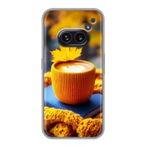 Чехол с принтом «Кофе на желтом пледе» для Nothing Phone 2a