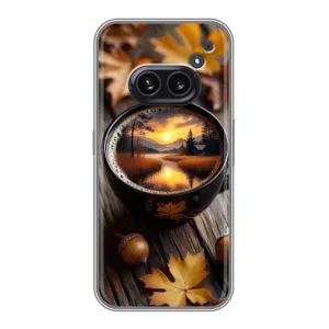 Чехол с принтом «Темный кофе» для Nothing Phone 2a