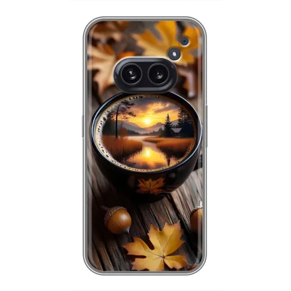 Чехол с принтом «Темный кофе» для Nothing Phone 2a Чехол с принтом «Темный кофе» для Nothing Phone 2a