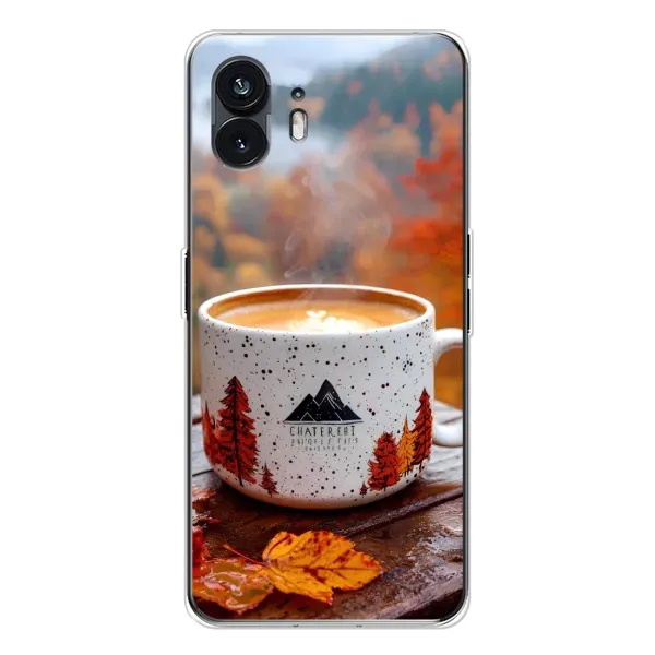 Чехол с принтом «Кофе на природе» для Nothing Phone 3