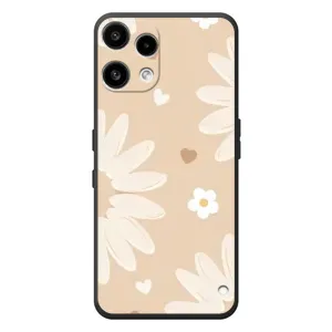 Чехол с принтом «Бежевые цветы» для Nothing Phone (3a) Lite