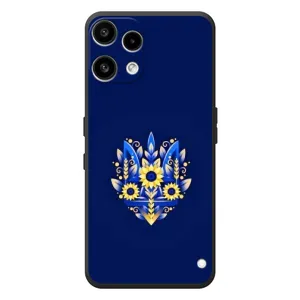 Чехлы для Nothing Phone (3a) Lite Укр. Символика (AlphaPrint) (Цветочный Герб)