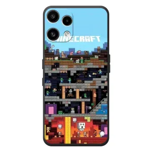 Чохол Майнкрафт на Nothing Phone (3a) Lite (AlphaPrint) Minecraft (фон Minecraft)