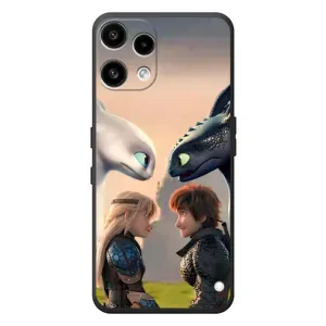 Чехол как приручить дракона на Nothing Phone (3a) Lite (Иккинг и Астрид)