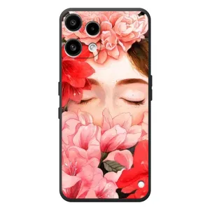 Чехлы (ART) Цветы на Nothing Phone (3a) Lite (VPrint) (Глаза в цветах)