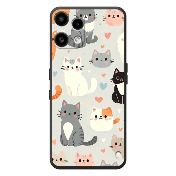 Чехол с принтом «Коллаж котов» для Nothing Phone (3a) Lite