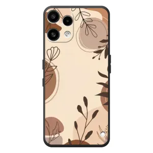 Чехол с принтом «Коричневые цветы» для Nothing Phone (3a) Lite