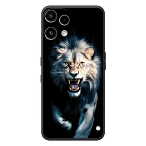 Чехол с картинкой «Хищники» для Nothing Phone (3a) Lite (Лев в темноте)