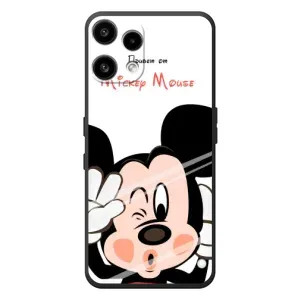 Эксклюзивный чехол для Nothing Phone (3a) Lite (AlphaPrint - Мультяшные) (Маус Микки)