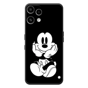 Эксклюзивный чехол для Nothing Phone (3a) Lite (AlphaPrint - Мультяшные) (Микки на черном)