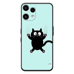 Чехол с принтом для Nothing Phone (3a) Lite (AlphaPrint) Модные коты (Падающий кот)