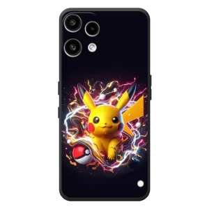 Чехол с Пикачу на Nothing Phone (3a) Lite (Пикачу с мячом)