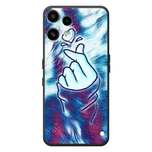 Чохол з принтом для Nothing Phone (3a) Lite (AlphaPrint - Знак сердечка) (Радужне серце)