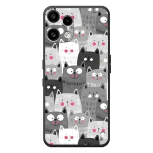 Чехлы с Котиками для Nothing Phone (3a) Lite (VPrint) (Рисованные котики)